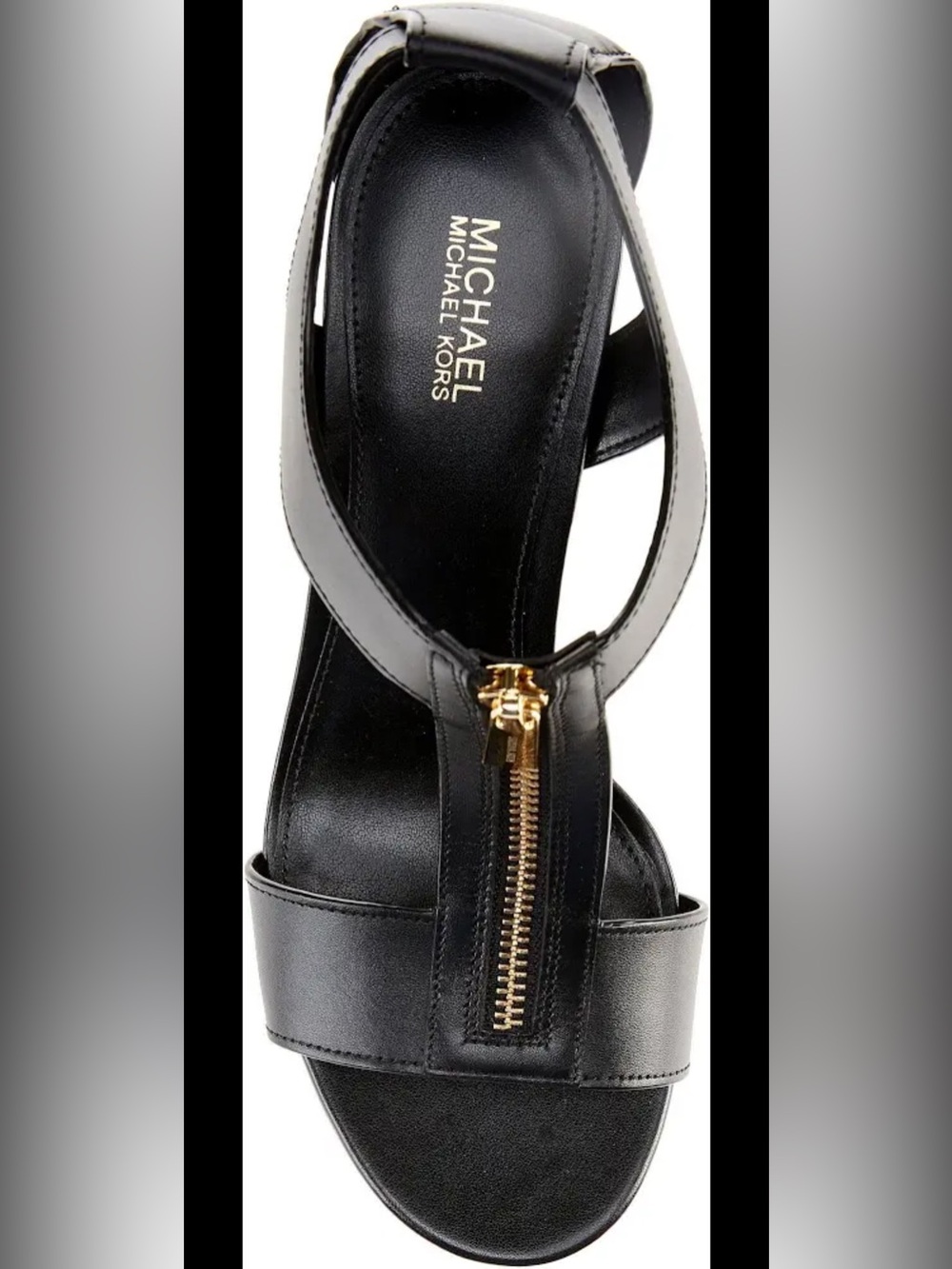 New Michael Kors Berkley T-Strap Sandal Platform Heel - Picture 8 of 10